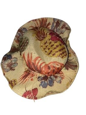 Floral Patterned‎ Women's Hat Sz M/L